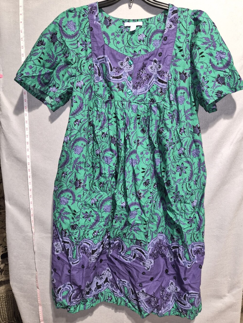 Only Necessities Floral Cotton Midi Dress – Size 18/20